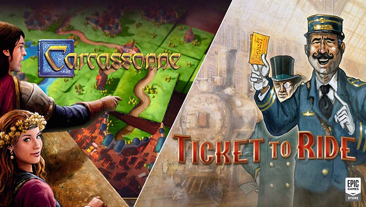Epic Carcassonne Ticket to Ride